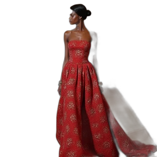 dress, photorealistic, 3d render, concept art transparent PNG cut-out
