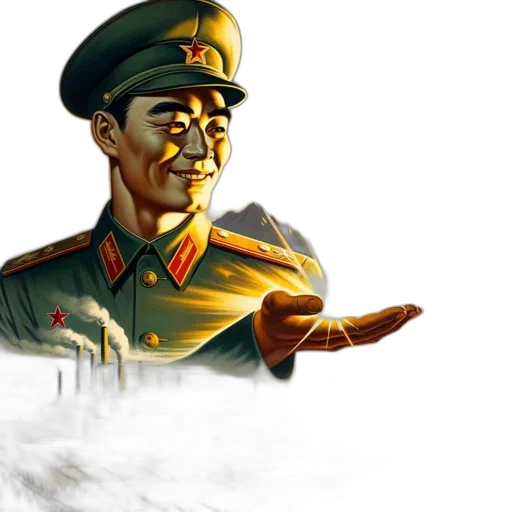 weapon, staff, face, jacket transparent PNG cut-out