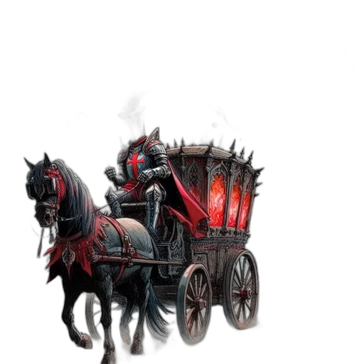car, dragon, crown, weapon transparent PNG cut-out