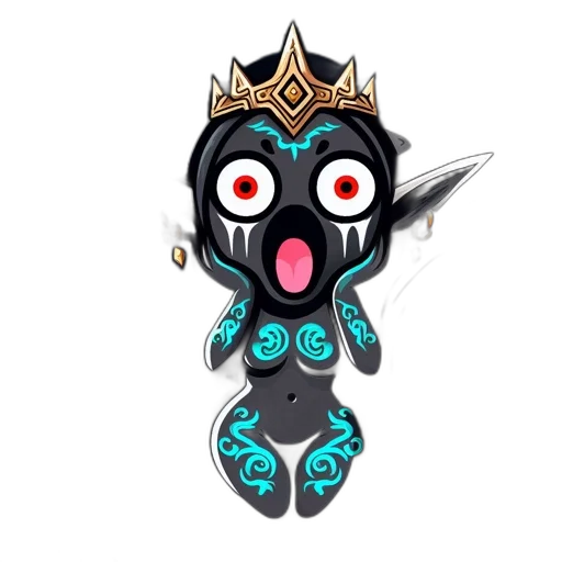 crown, jewelry, staff, mask transparent PNG cut-out