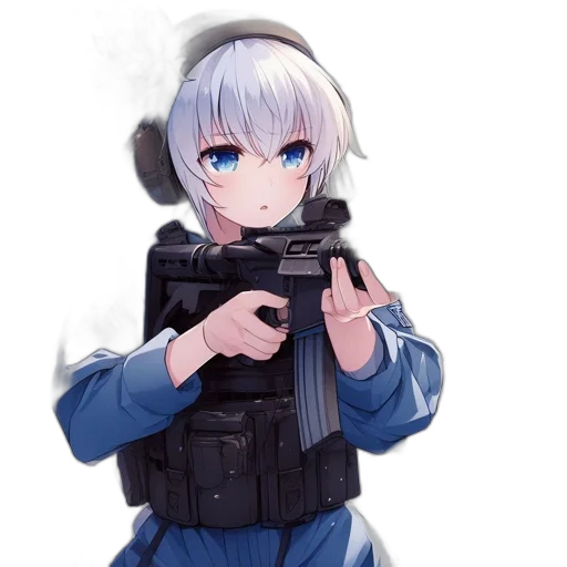 weapon, jacket, robot, animal transparent PNG cut-out