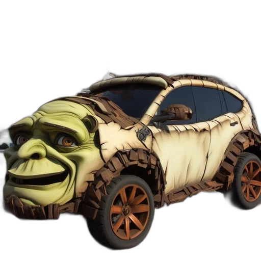 car, creature, animal, mask transparent PNG cut-out