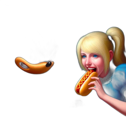 food, animal, weapon, 3d render transparent PNG cut-out