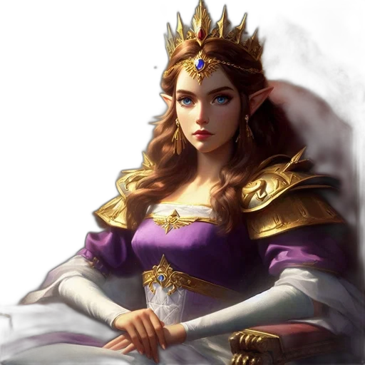 crown, jewelry, fantasy art, concept art transparent PNG cut-out