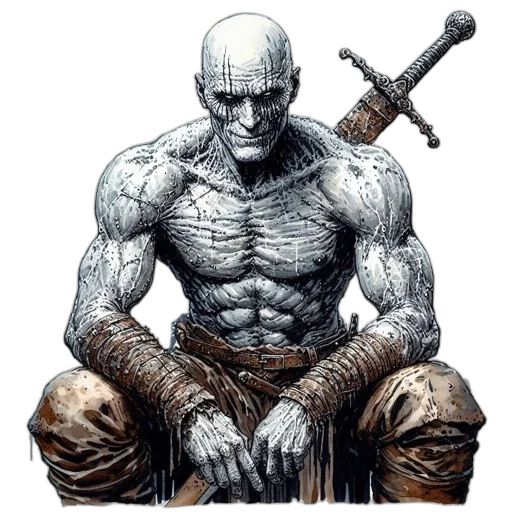 sword, comic book art, concept art, fantasy art transparent PNG cut-out