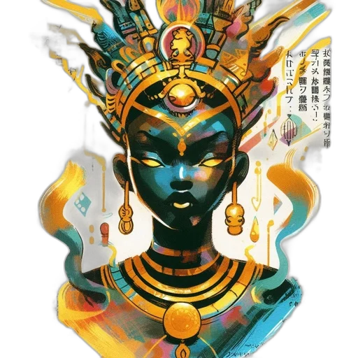 crown, mask, jewelry, concept art transparent PNG cut-out