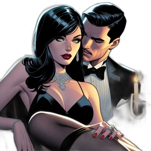 comic book art, concept art, cartoon, photorealistic transparent PNG cut-out
