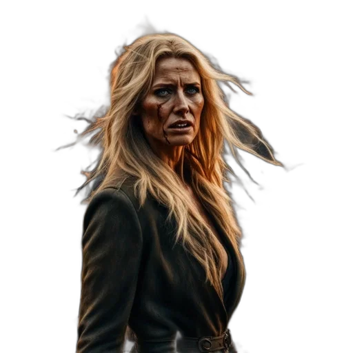 face, hair, photorealistic, comic book art transparent PNG cut-out