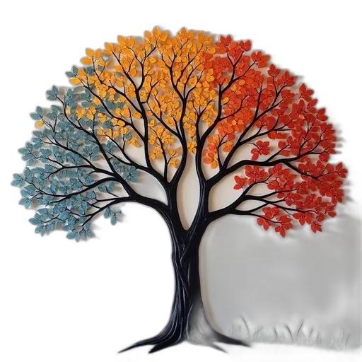 tree, crown, 3d render, photorealistic transparent PNG cut-out