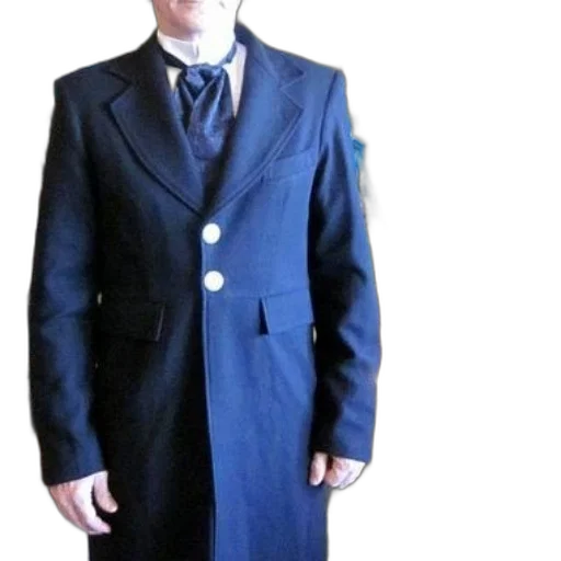 jacket, staff, dress, blue transparent PNG cut-out
