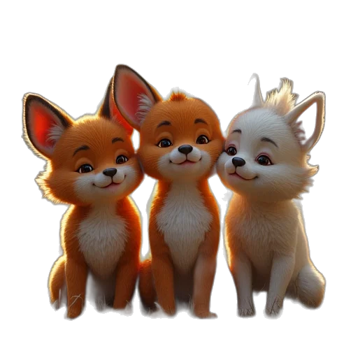 staff, animal, 3d render, concept art transparent PNG cut-out