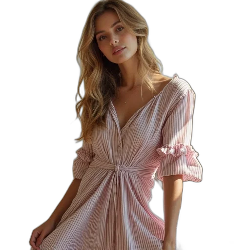 dress, photorealistic, oil painting, pastel transparent PNG cut-out