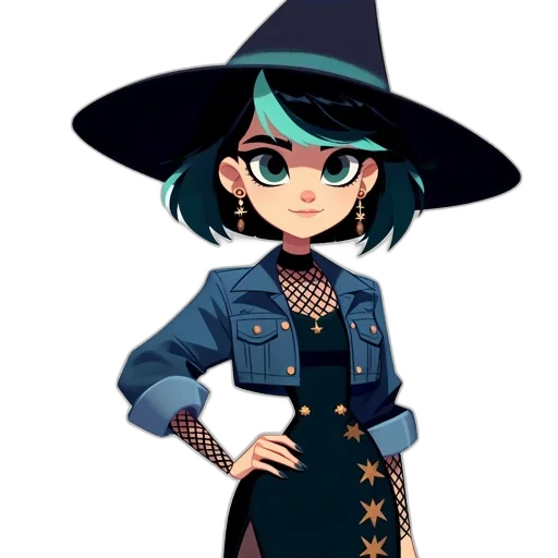 staff, hat, dress, jacket transparent PNG cut-out