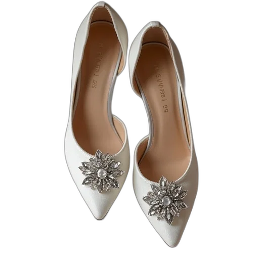 shoes, bride, silver, shoe transparent PNG cut-out
