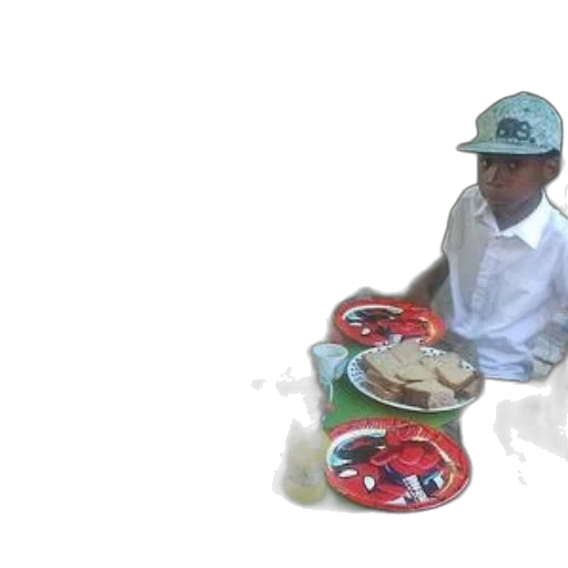 food, hat, 3d render, photorealistic transparent PNG cut-out