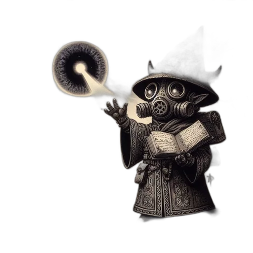 staff, mask, weapon, creature transparent PNG cut-out