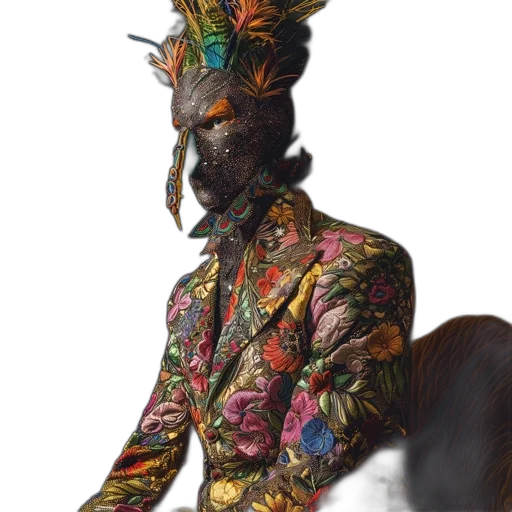 mask, creature, staff, animal transparent PNG cut-out