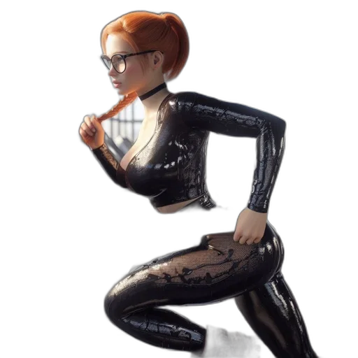 robot, dress, jacket, staff transparent PNG cut-out