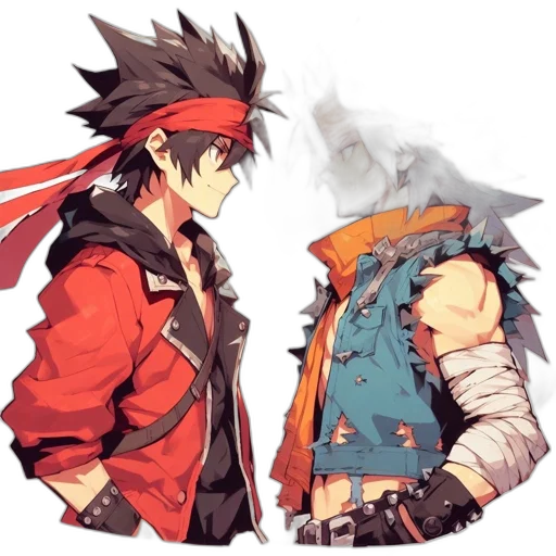 jacket, hat, mask, weapon transparent PNG cut-out
