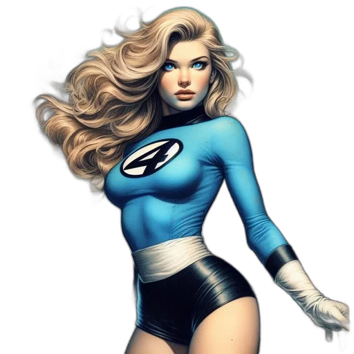 comic book art, concept art, cartoon, fantasy art transparent PNG cut-out