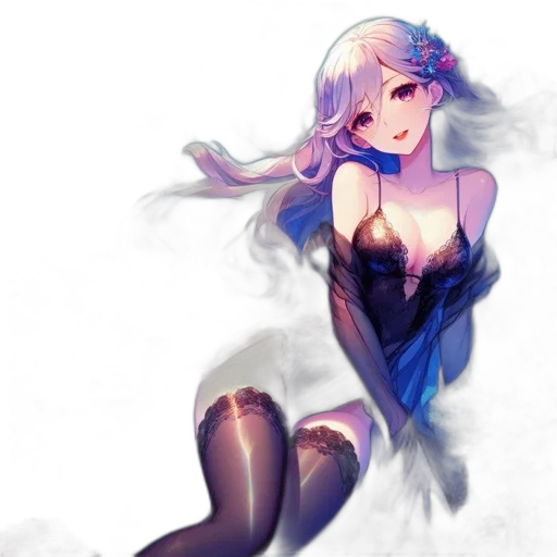 dress, flower, robot, dragon transparent PNG cut-out