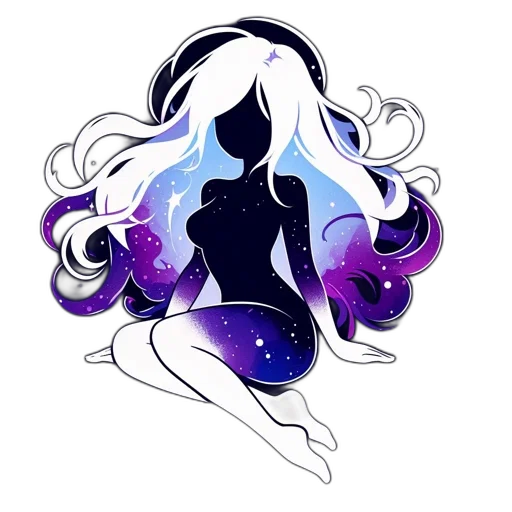 dress, hair, staff, crown transparent PNG cut-out