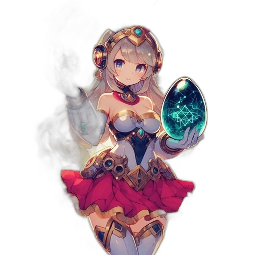 staff, dress, weapon, crown transparent PNG cut-out