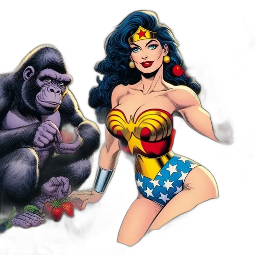 comic book art, concept art, cartoon, verdant transparent PNG cut-out