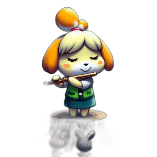 staff, hat, animal, creature transparent PNG cut-out