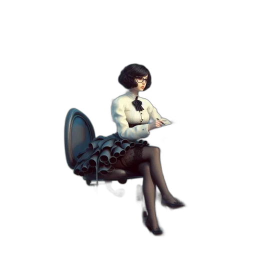 staff, robot, hat, furniture transparent PNG cut-out