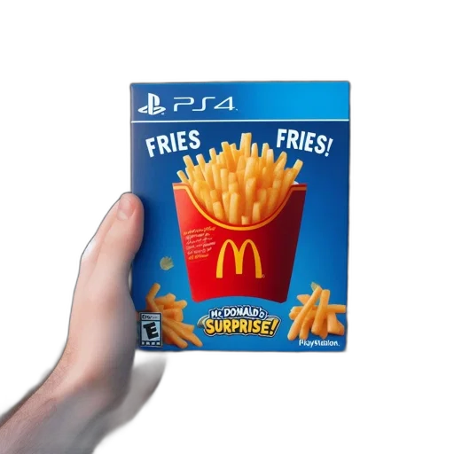 food, crown, weapon, 3d render transparent PNG cut-out