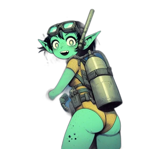 staff, weapon, dragon, robot transparent PNG cut-out
