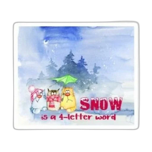snow, whimsical, winter, scene transparent PNG cut-out