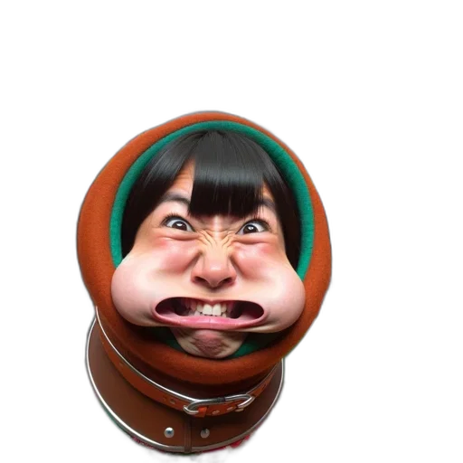face, mask, creature, robot transparent PNG cut-out
