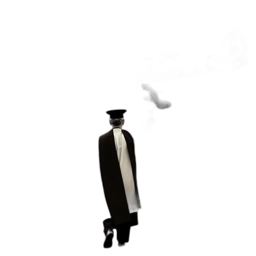 staff, hat, umbrella, robot transparent PNG cut-out