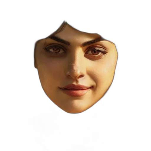 face, mask, jewelry, crown transparent PNG cut-out