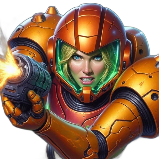 robot, weapon, face, staff transparent PNG cut-out
