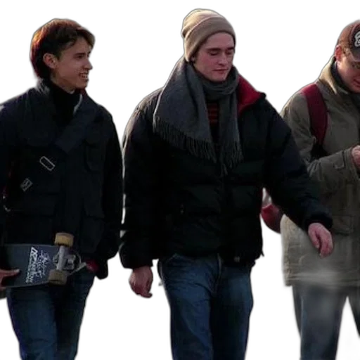 jacket, 3d render, snow, three transparent PNG cut-out