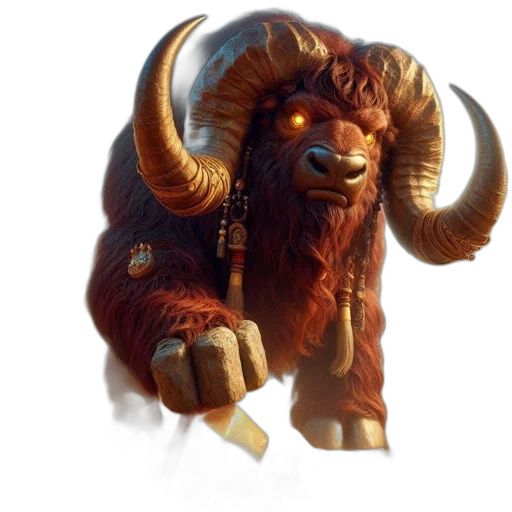 animal, concept art, fantasy art, 3d render transparent PNG cut-out