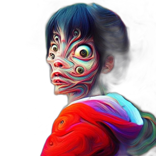 mask, face, creature, robot transparent PNG cut-out