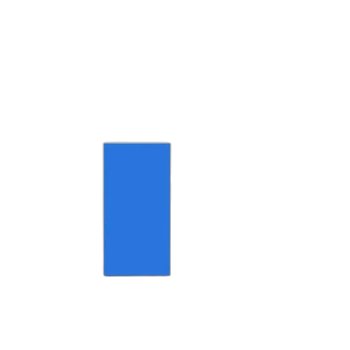 robot, pixel art, blue, monochrome transparent PNG cut-out