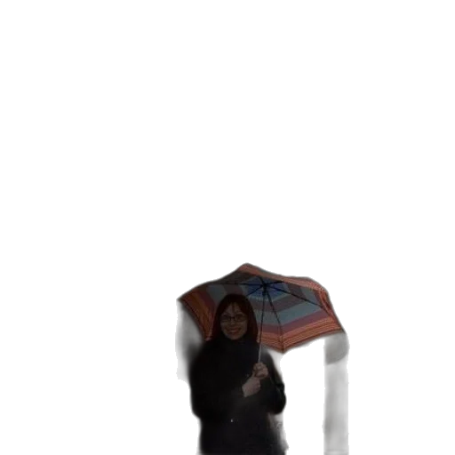 umbrella, jacket, creature, face transparent PNG cut-out