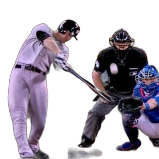 baseball, player, swings, ball transparent PNG cut-out