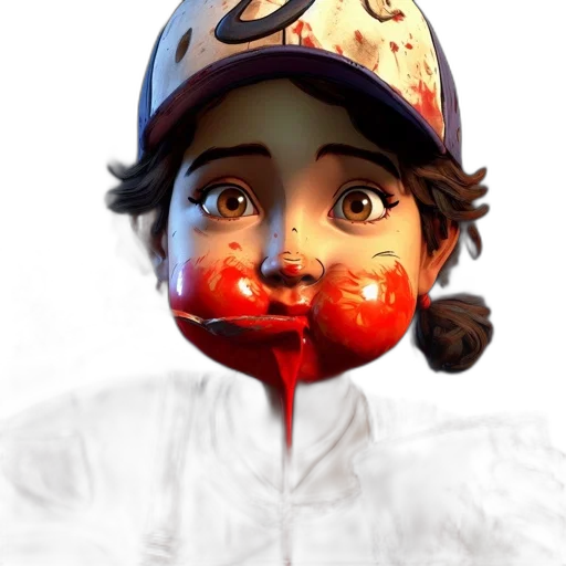 face, mask, concept art, 3d render transparent PNG cut-out