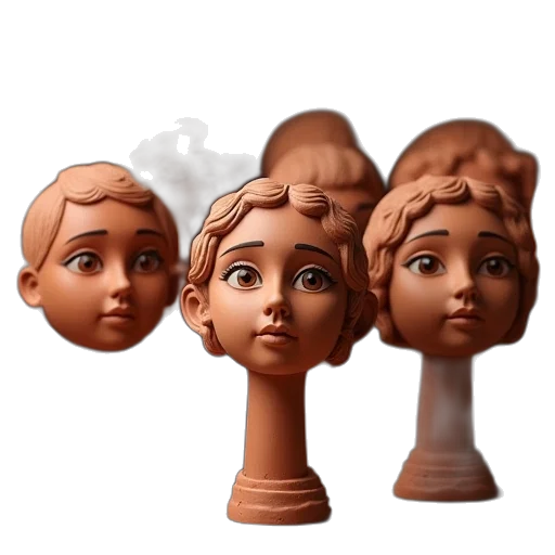 crown, face, mask, hair transparent PNG cut-out