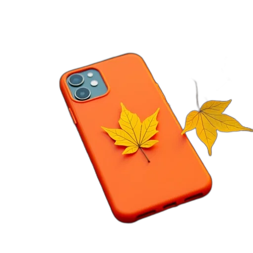3d render, photorealistic, colorful, orange transparent PNG cut-out