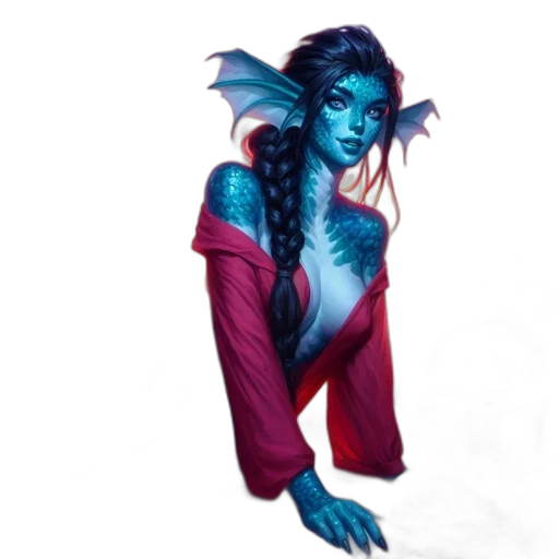 creature, fantasy art, concept art, comic book art transparent PNG cut-out