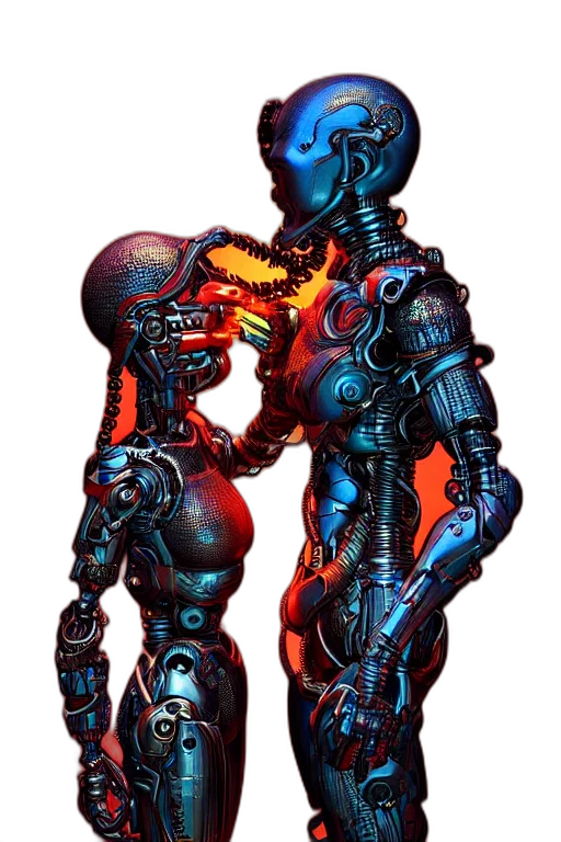 robot, creature, weapon, concept art transparent PNG cut-out