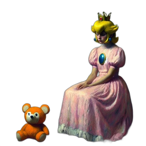 crown, dress, animal, creature transparent PNG cut-out