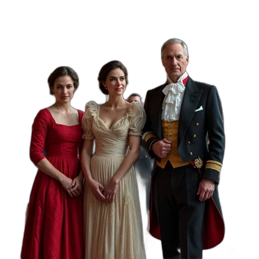 dress, staff, crown, duke transparent PNG cut-out